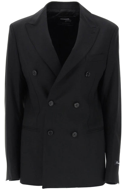 HOMME GIRLS slim fit double-breasted blazer