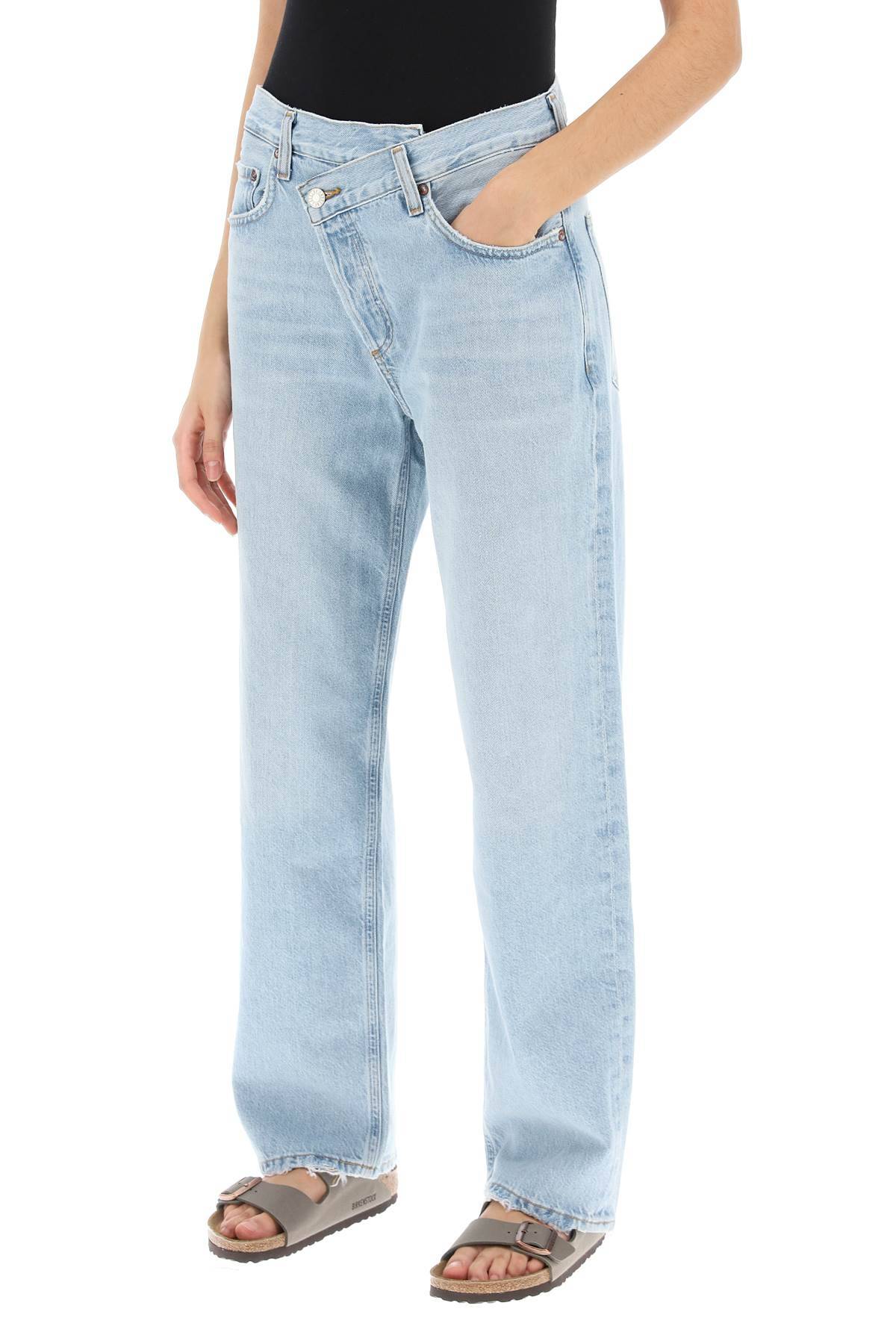 AGOLDE criss cross jeans