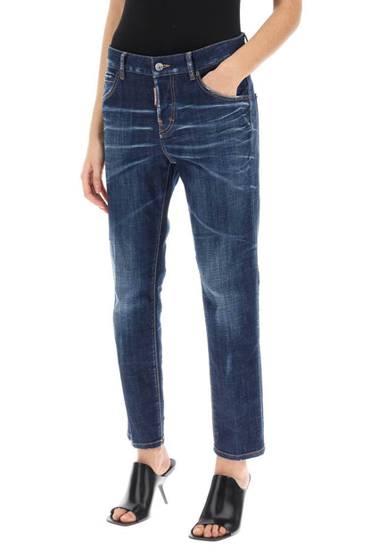 DSQUARED2 dark clean wash cool girl jeans