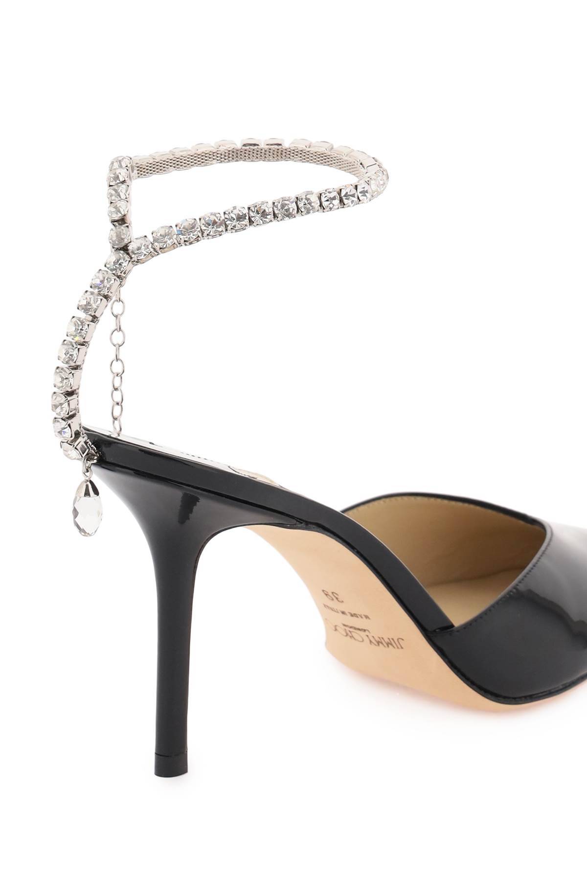 JIMMY CHOO saeda 85 patent pumps