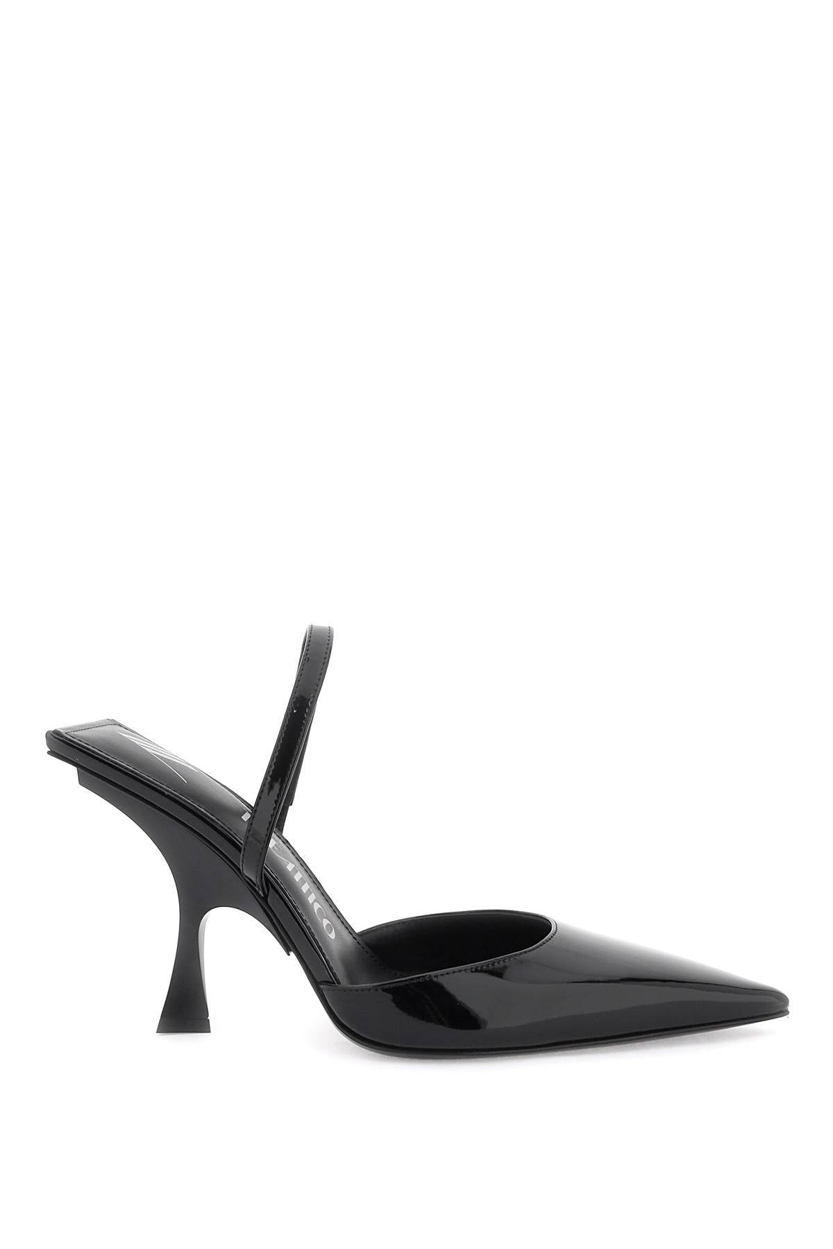 THE ATTICO faux leather slingback pumps