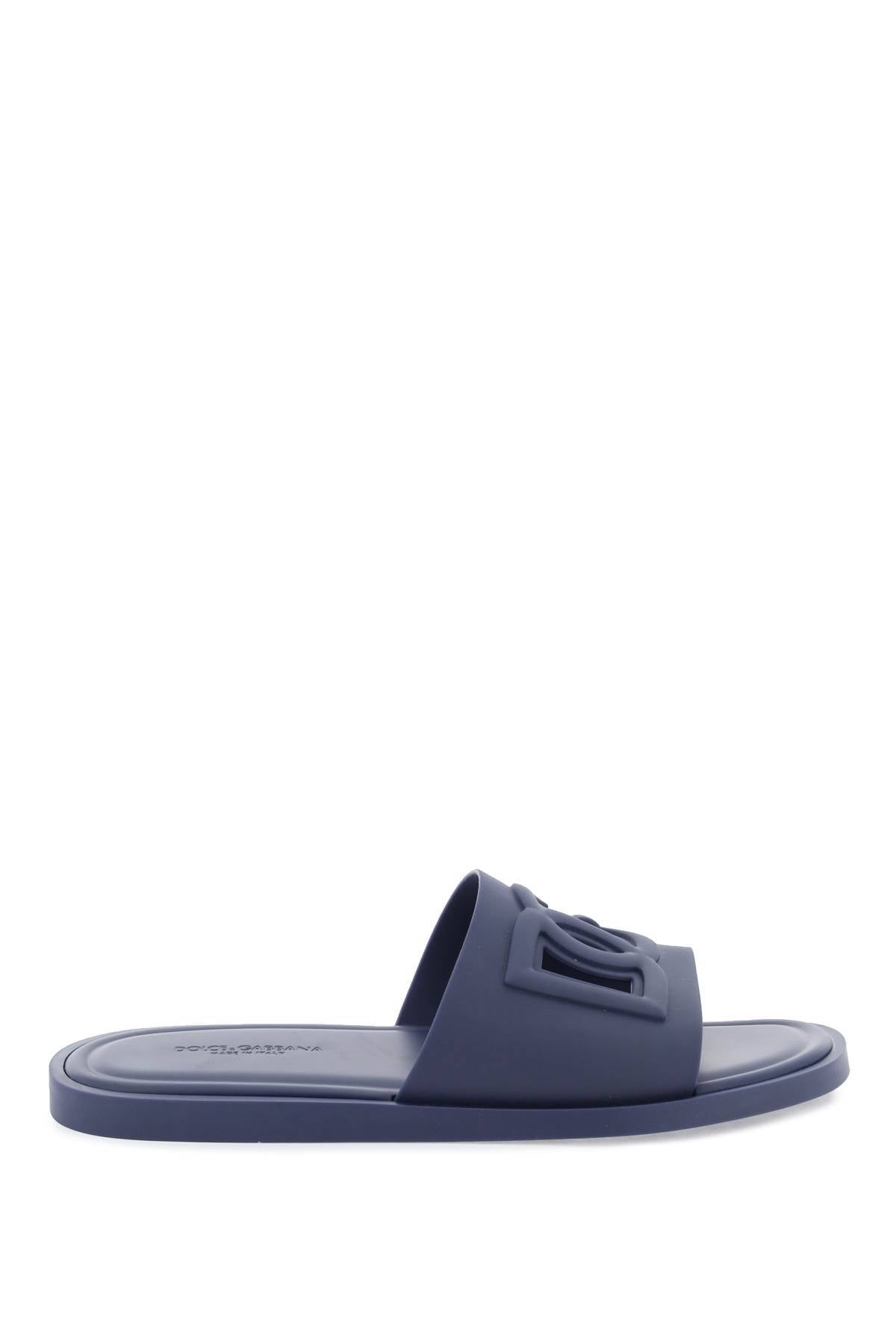 DOLCE & GABBANA dg rubber slides