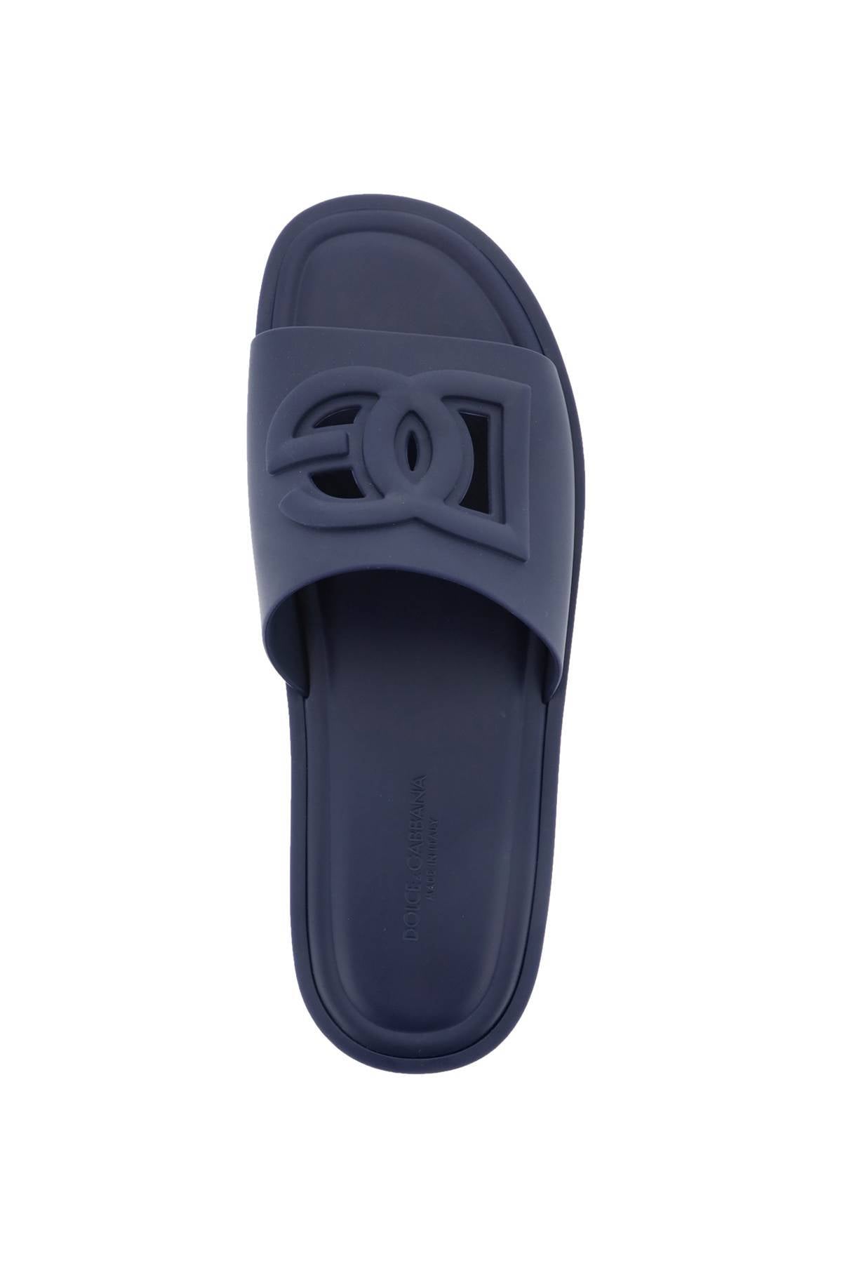 DOLCE & GABBANA dg rubber slides