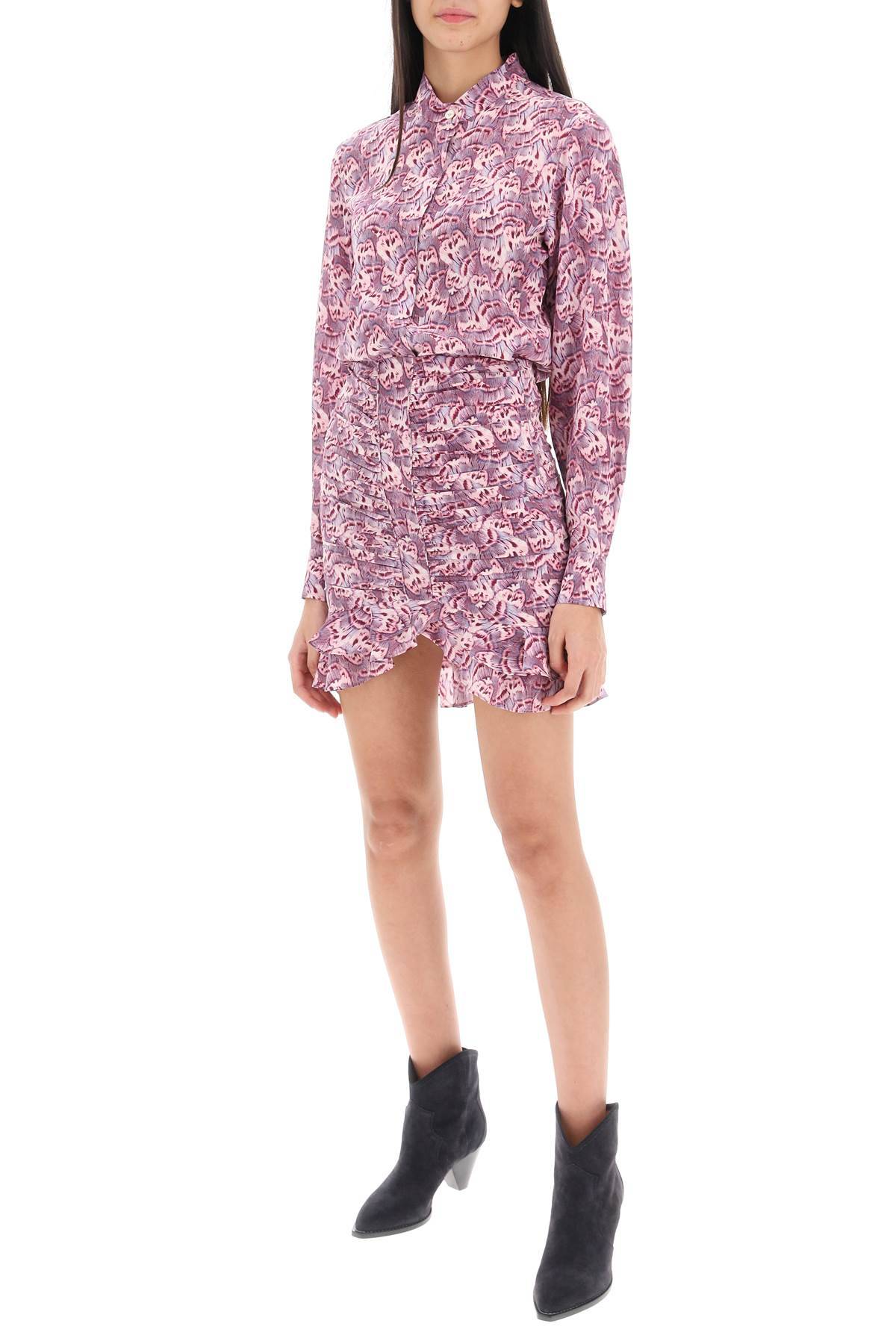 ISABEL MARANT ilda floral georgette shirt