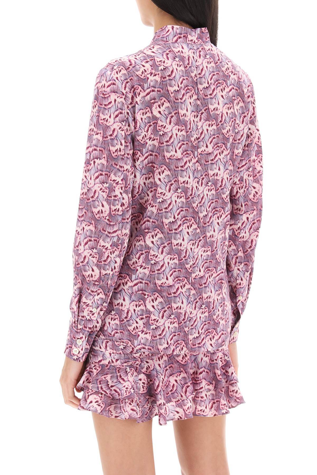 ISABEL MARANT ilda floral georgette shirt