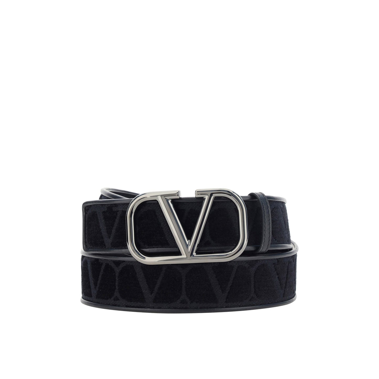 Valentino Garavani Valentino Garavani V Logo Toile Iconographe Belt