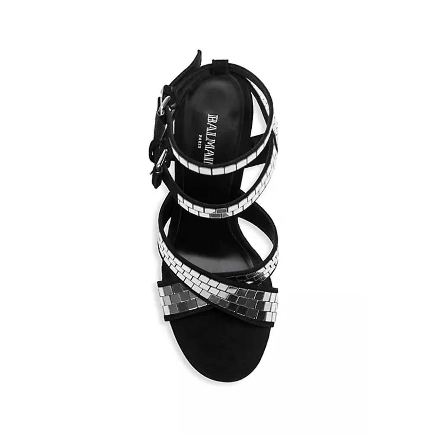 Balmain Jeni Mirror Platform Sandals