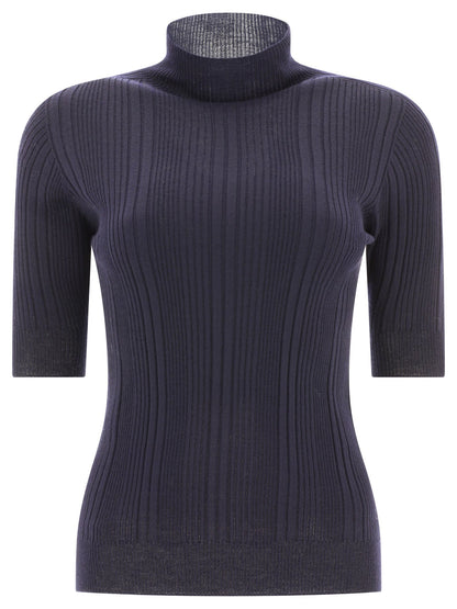 Peserico Ribbed Turtleneck Sweater