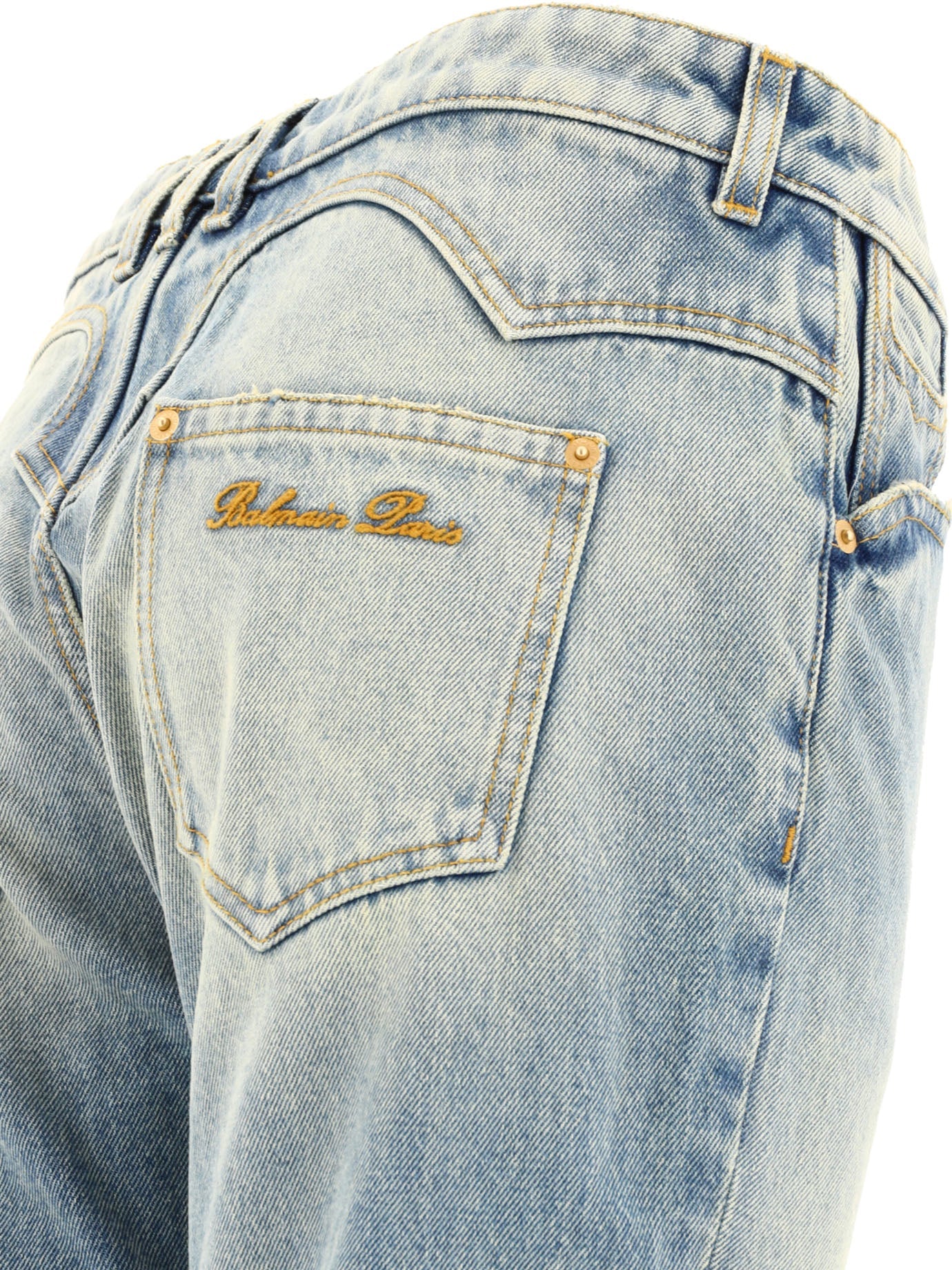 Balmain Western Bootcut Jeans