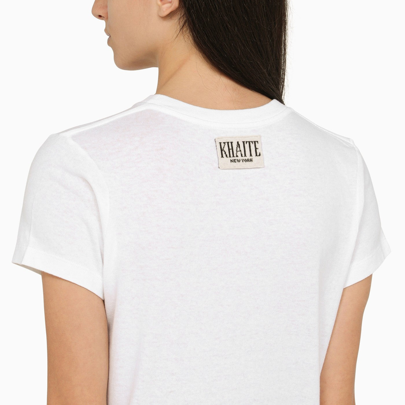 Khaite White Cotton T Shirt