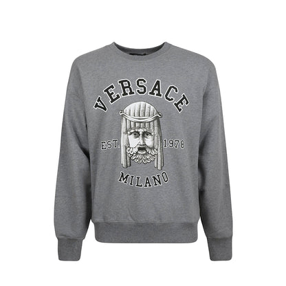 Versace Versace Cotton Crewneck Sweatshirt