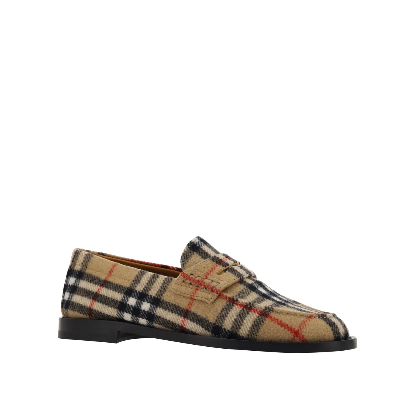 Burberry Hackney Wool Loafers