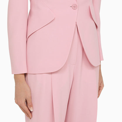 Alexander Mc Queen Pink Single Breasted Jacket