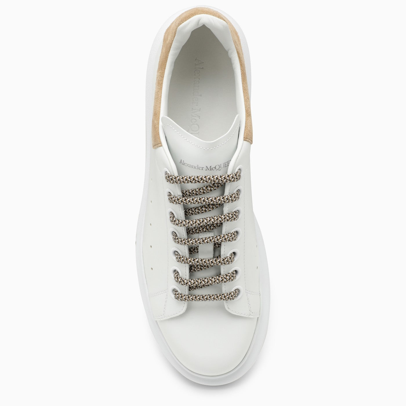 Alexander Mc Queen White And Camel Oversize Sneaker