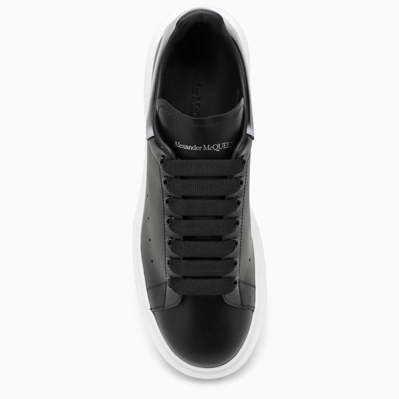 Alexander Mc Queen Black/Silver Oversize Sneaker