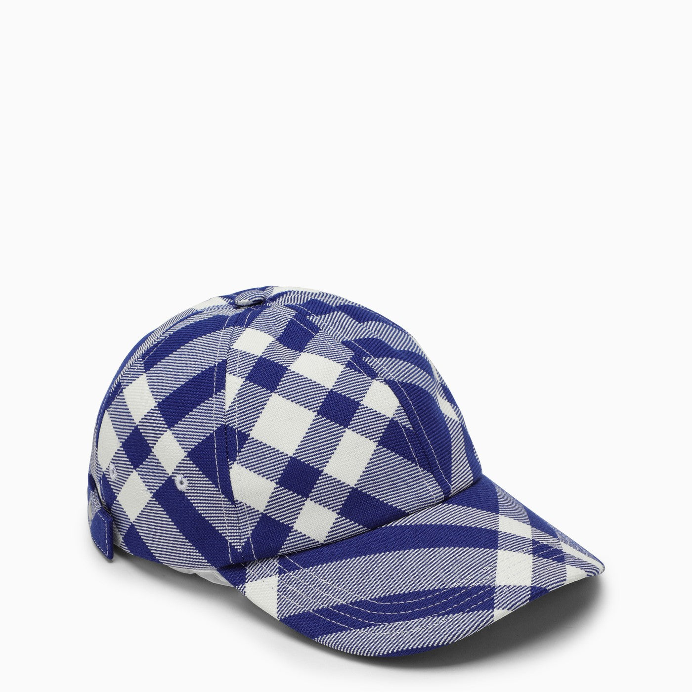 Burberry Wool Blend Tartan Baseball Cap