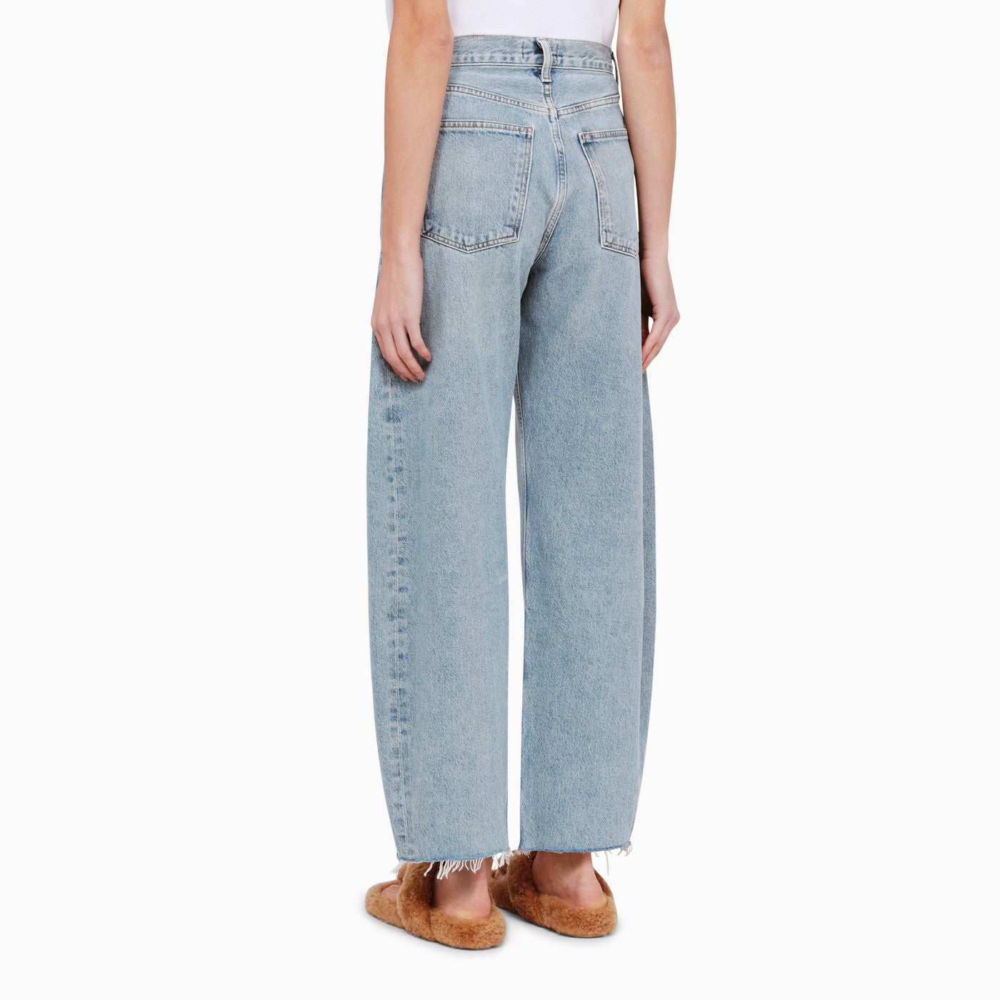 Agolde Light Blue Denim Balloon Jeans