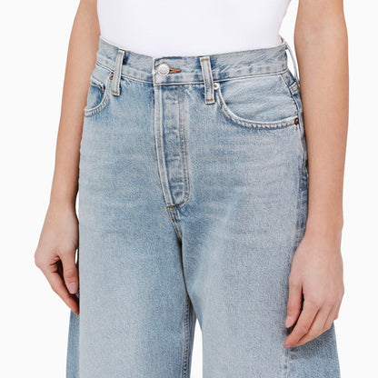 Agolde Light Blue Denim Balloon Jeans