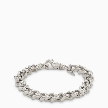 Emanuele Bicocchi Silver 925 Chain Bracelet With Arabesques