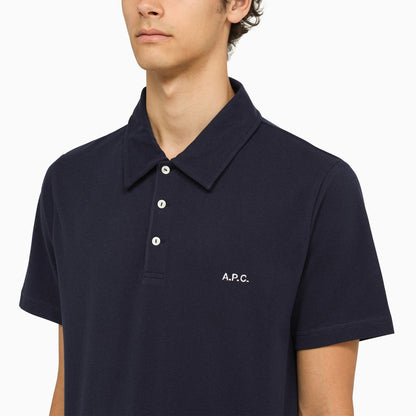 A.P.C. Classic Blue Navy Polo Shirt