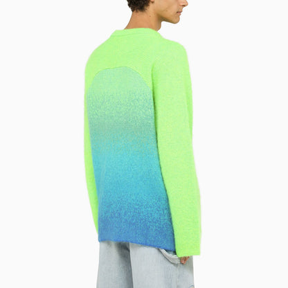 Erl Gradient Rainbow Mohair Sweater