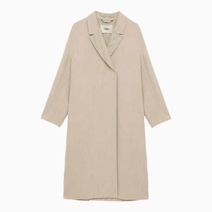 Fendi Beige Wool Coat