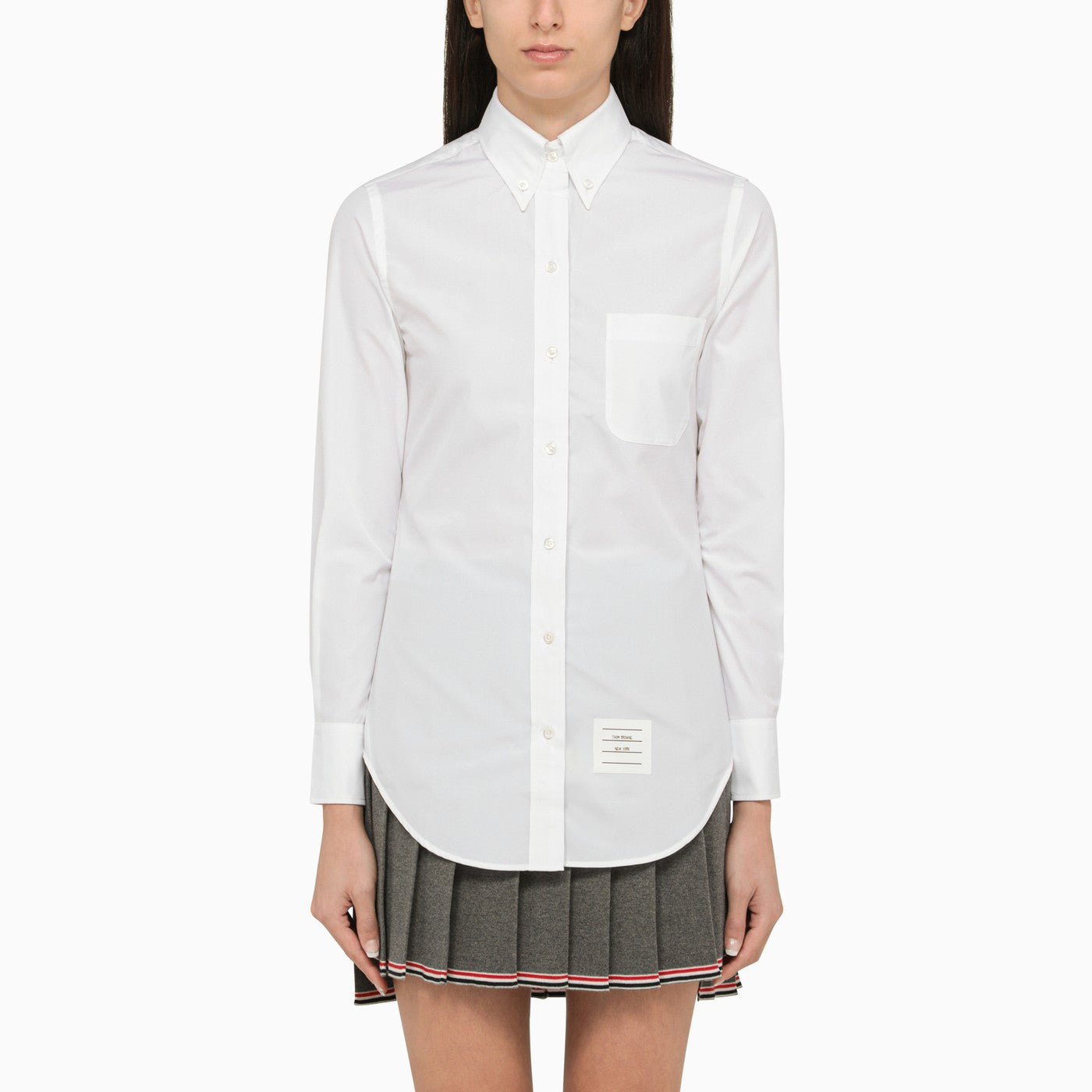 Thom Browne White Button Down Shirt