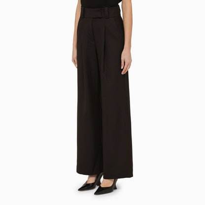 Ivy Oak Dark Burgundy Palazzo Pant