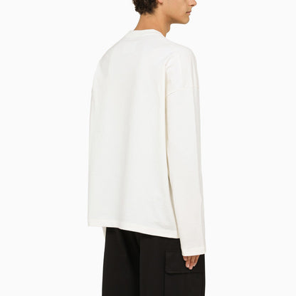 Jil Sander Logoed Crew Neck Sweatshirt