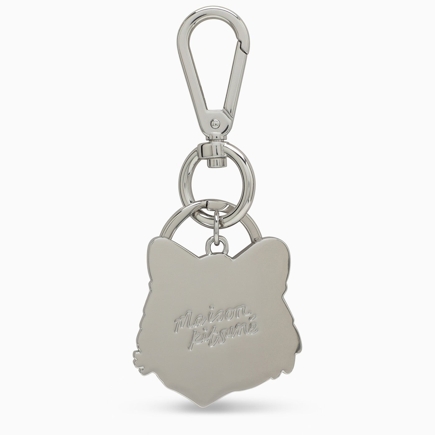 Maison Kitsuné Metal Key Ring With Fox Head