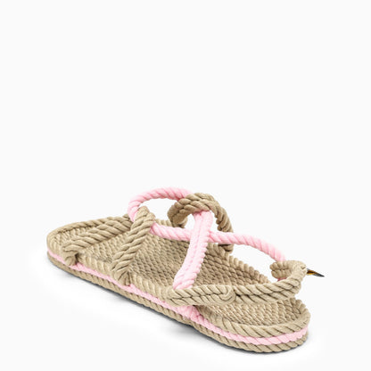 Nomadic State Of Mind Beige/Pink Mountain Momma Sandals