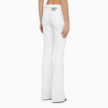 Dsquared2 White Denim Trousers