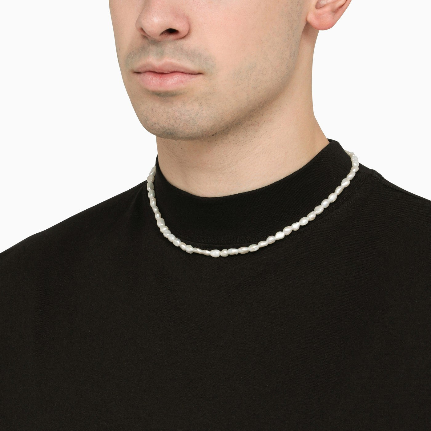 Emanuele Bicocchi 925 Silver Baroque Pearl Necklace