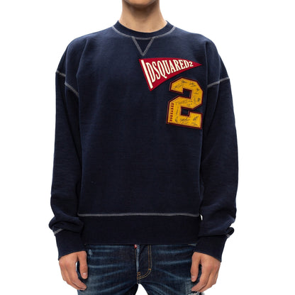 Dsquared2 Cotton Logo Sweatshirt