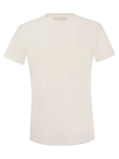 Max Mara Studio Vetta Cotton Jersey T Shirt