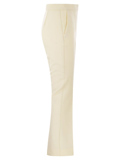 Max Mara Nepeta Ankle Length Trousers In Wool Crepe