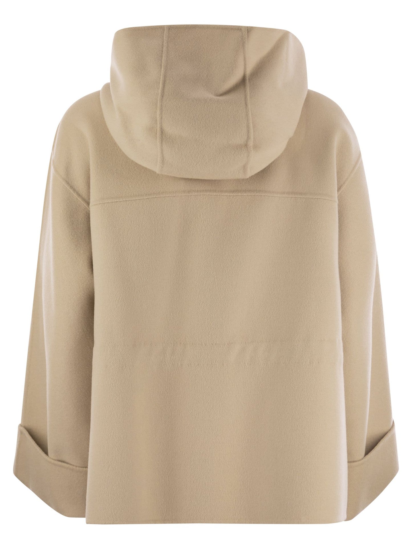 Weekend Max Mara Rango Hooded Parka In Wool