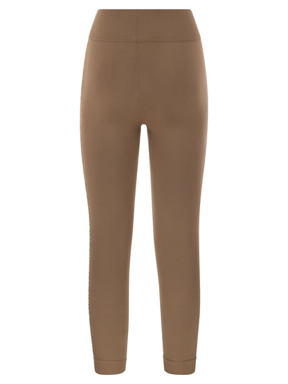 S Max Mara Lama Leggings In Technical Stretch Fabric