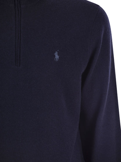 Polo Ralph Lauren Wool Pullover With Half Zip