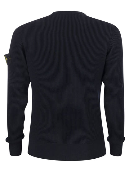 Stone Island Ribbed Wool Sweater