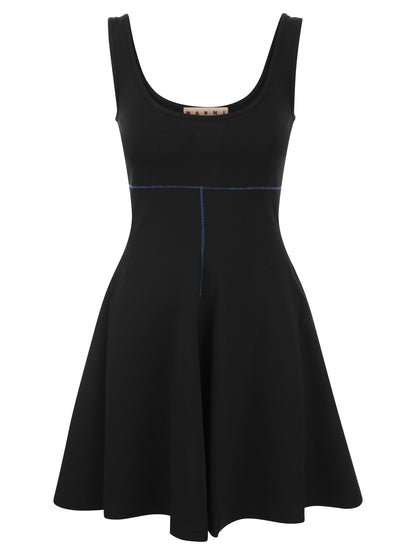 Marni Short Dress In Stretch Fabric