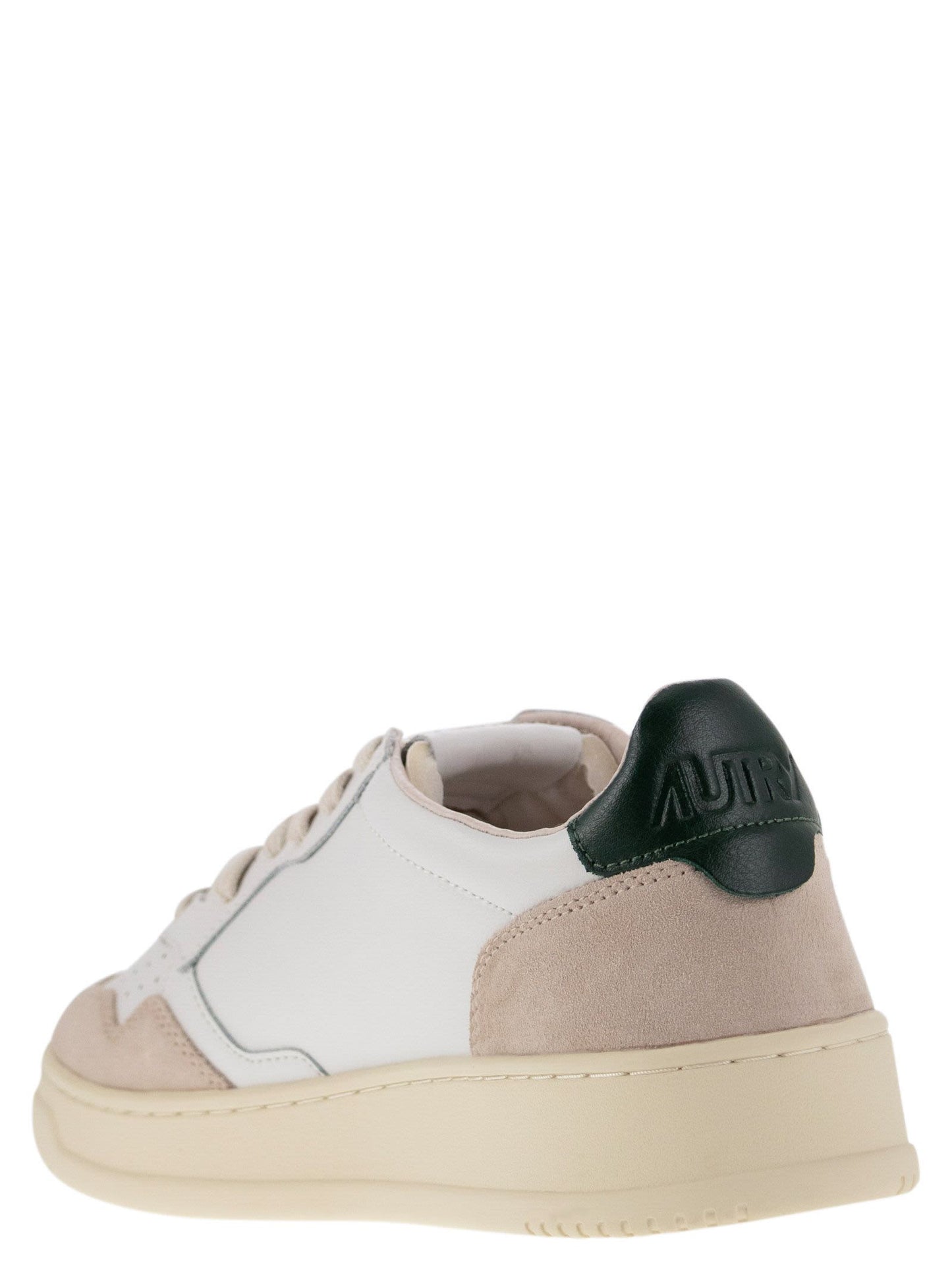 Autry Medalist Low Leather And Suede Sneakers