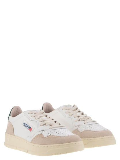 Autry Medalist Low Leather And Suede Sneakers