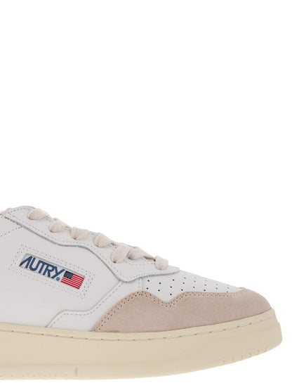 Autry Medalist Low Leather And Suede Sneakers