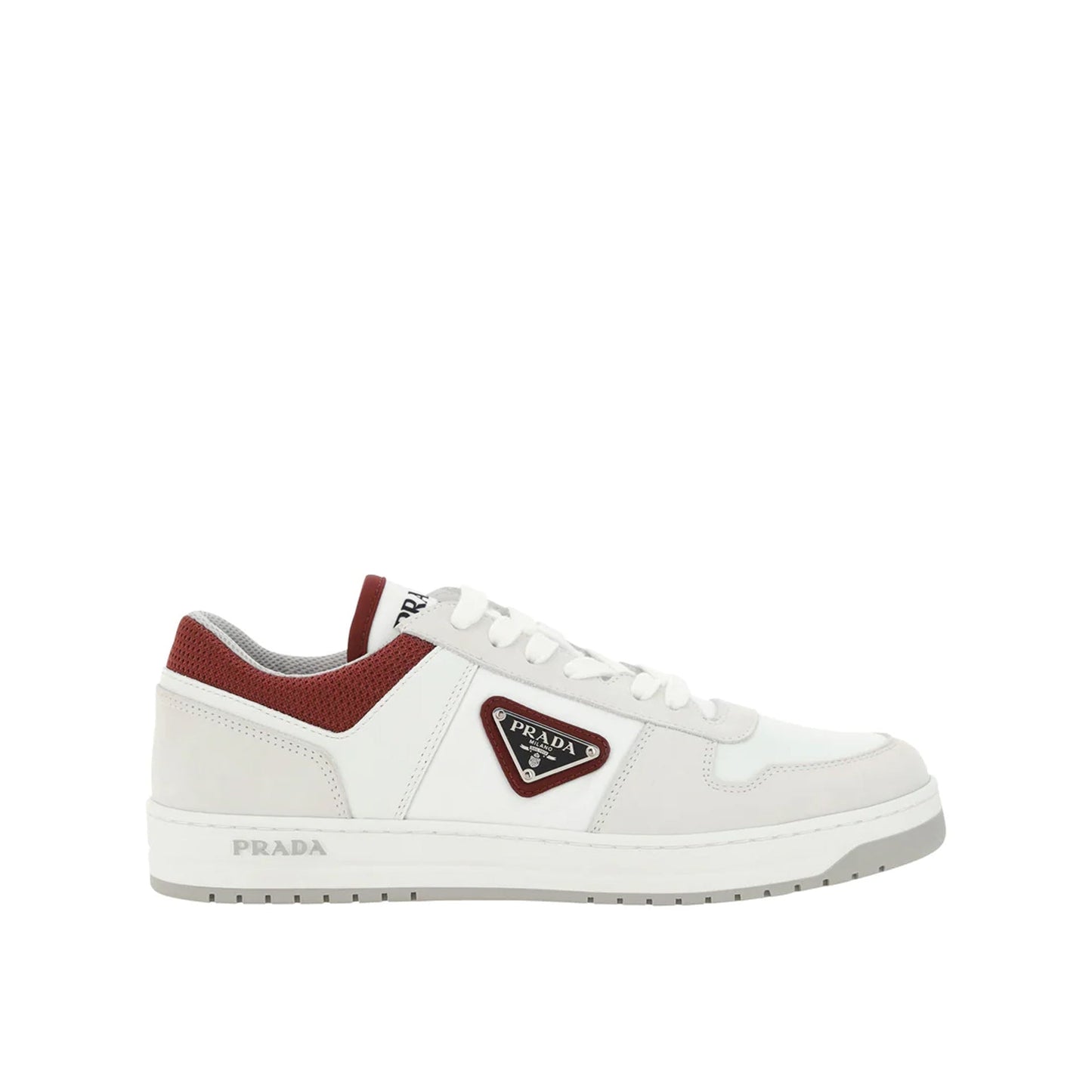 Prada Leather Logo Sneakers