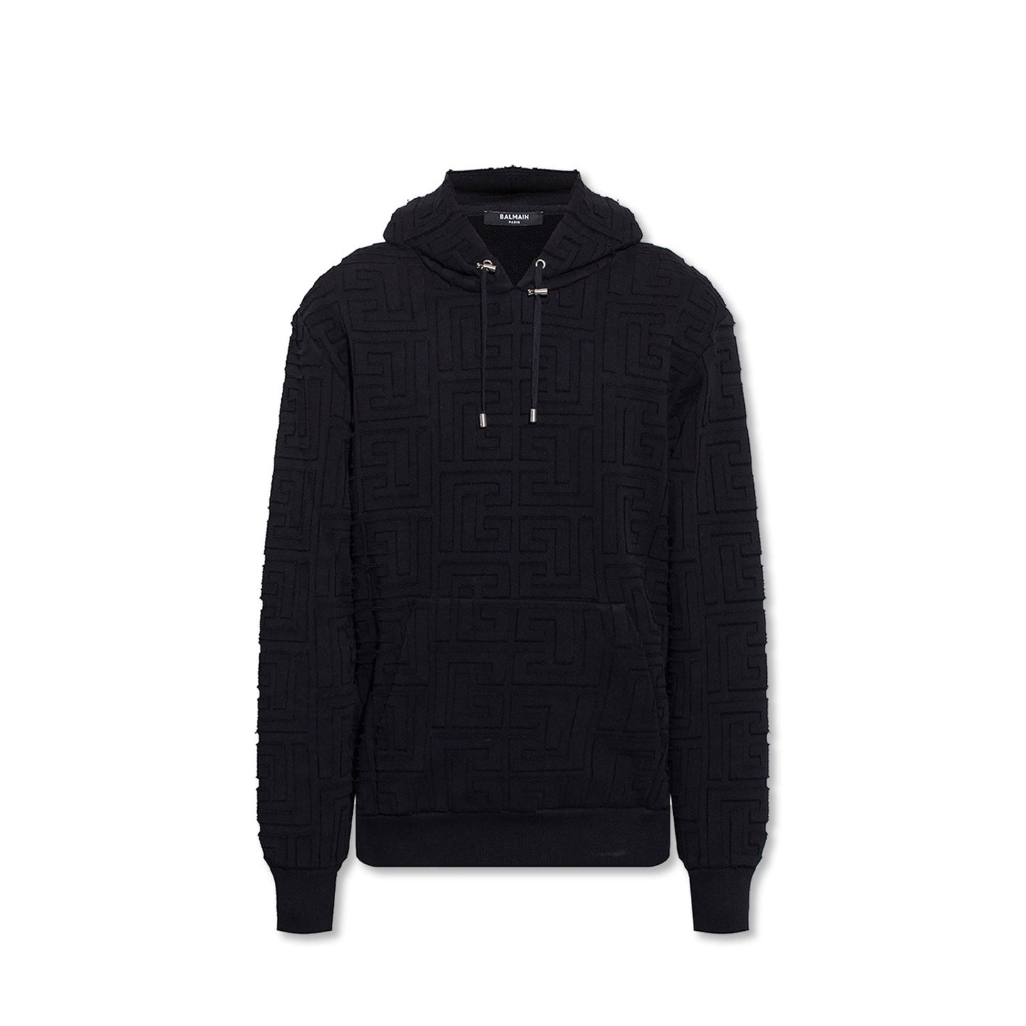 Balmain Monogrammed Hooded Sweatshirt