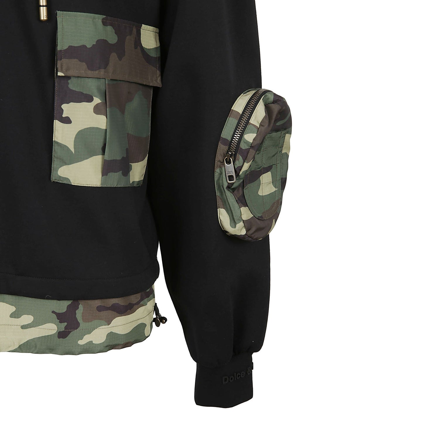 Dolce & Gabbana Camouflage Print Hooded Sweatshirt