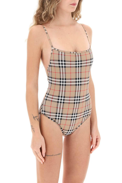 BURBERRY Check one-piece swimsuit