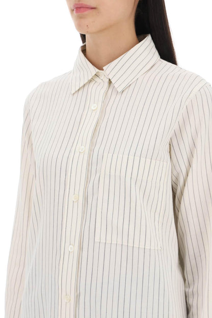 CLOSED Striped cotton-wool shirt