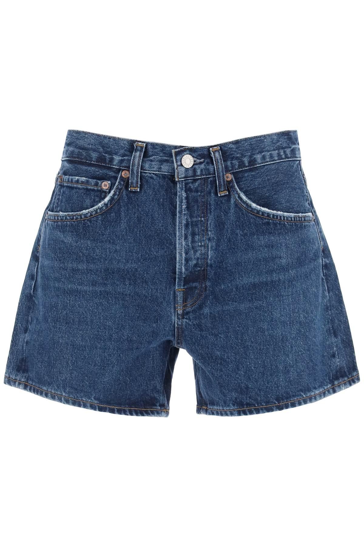 AGOLDE Parker Long denim shorts